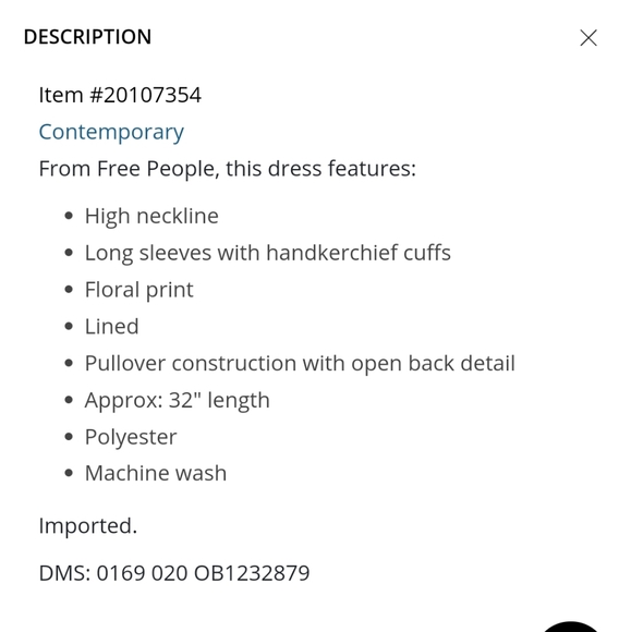 🚫SOLD🚫 Free People Aries Printed Cutout Mini Dress - Picture 12 of 13